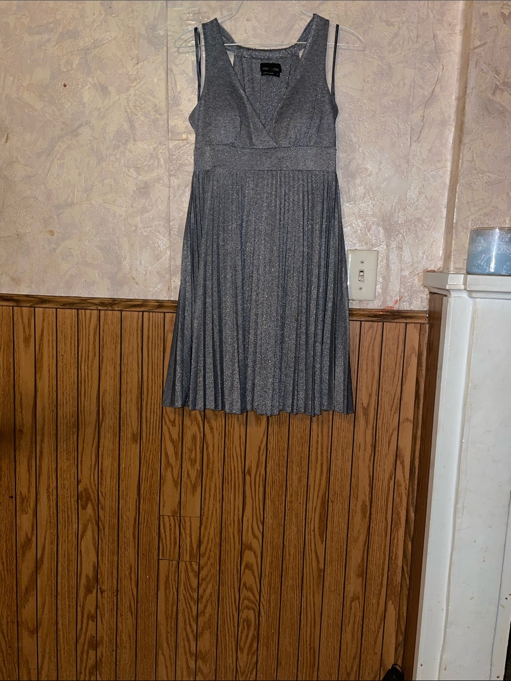 Sexy Gray sparkly max and Cleo dress (2)